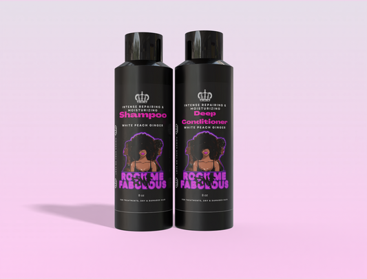 WHITE PEACH GINGER DEEP CLEANSING DUO