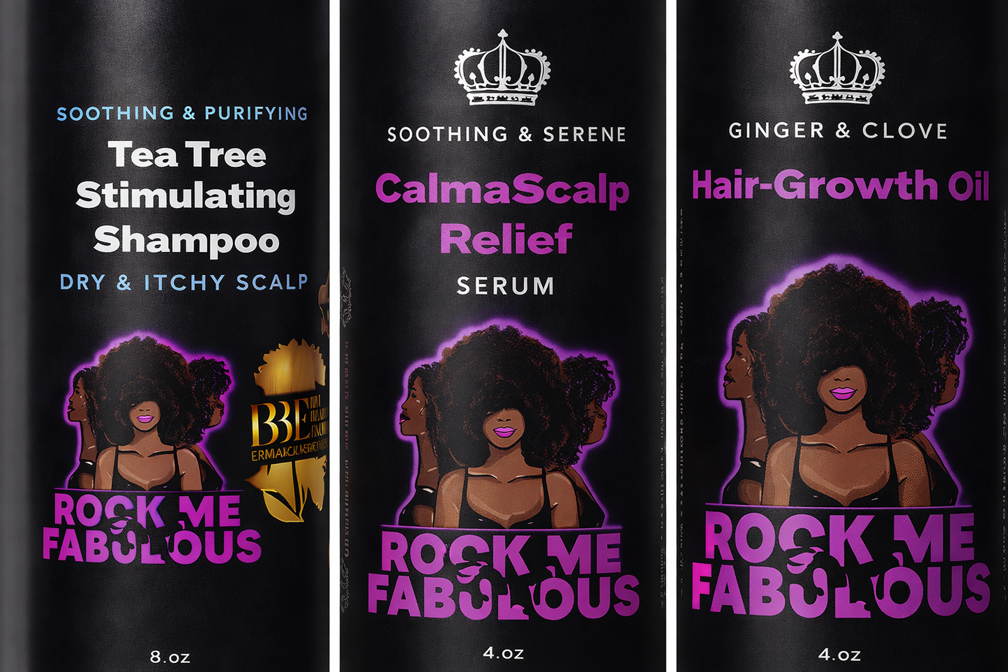 Healthy Scalp Treatment Kit – Tea Tree Shampoo, Serum & Growth Oil